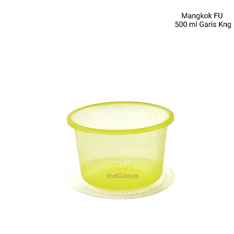 Mangkok FU 500ml Garis Kuning