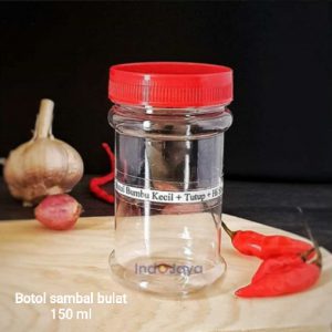 BOTOL SAMBAL BULAT 150 ML