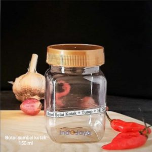 BOTOL SAMBAL KOTAK 150 ML