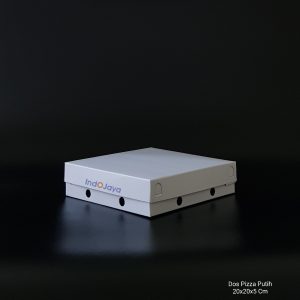 Dos Pizza putih Ukuran 20x20x5 Cm