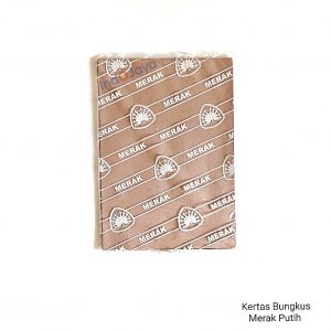 Kertas Bungkus Merak Putih