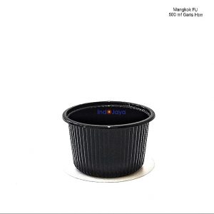 Mangkok FU 500ml Garis Hitam